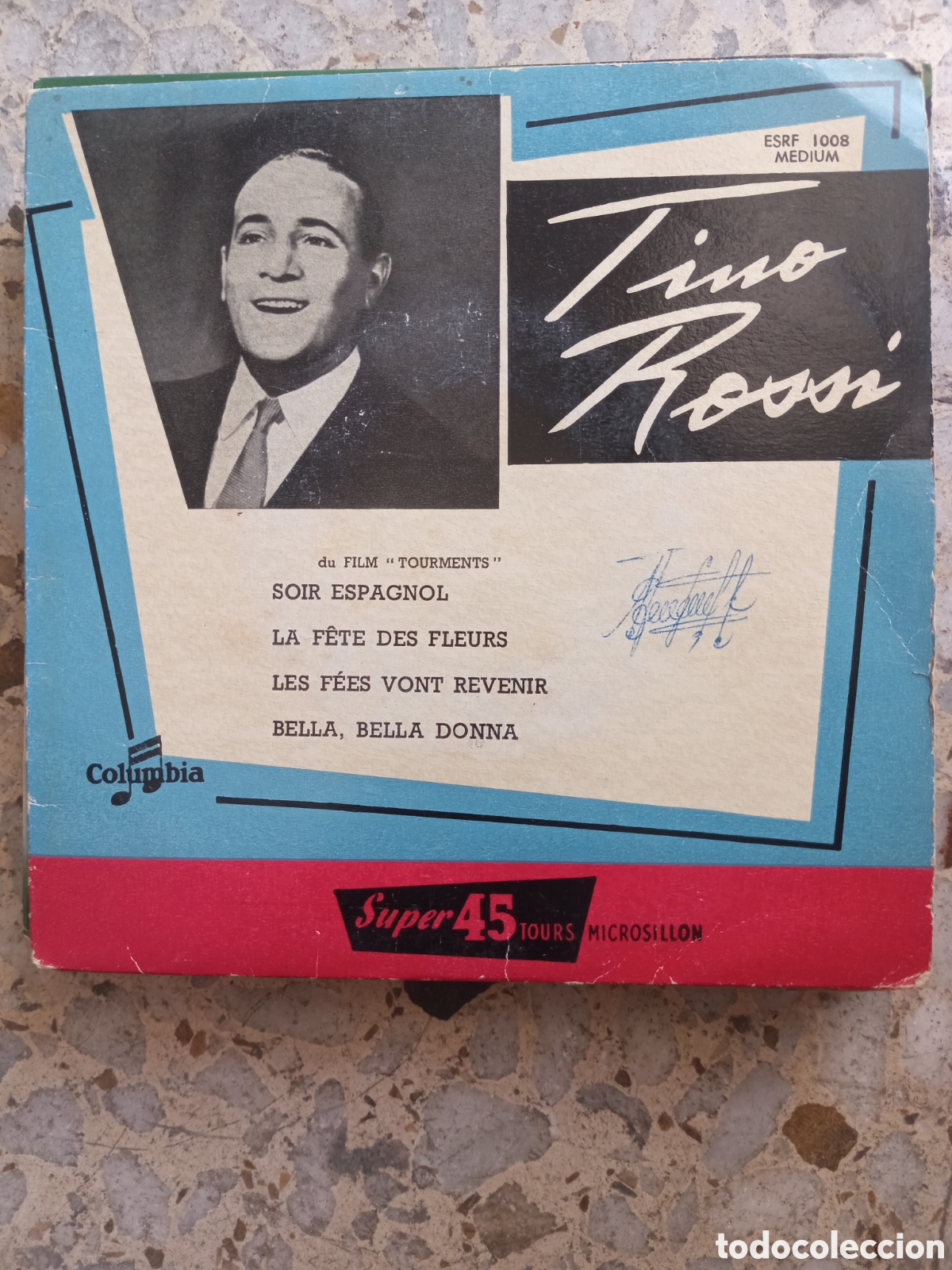 Discos de vinilo: EP TINO ROSSI SOIR ESPAGNOL - Foto 1