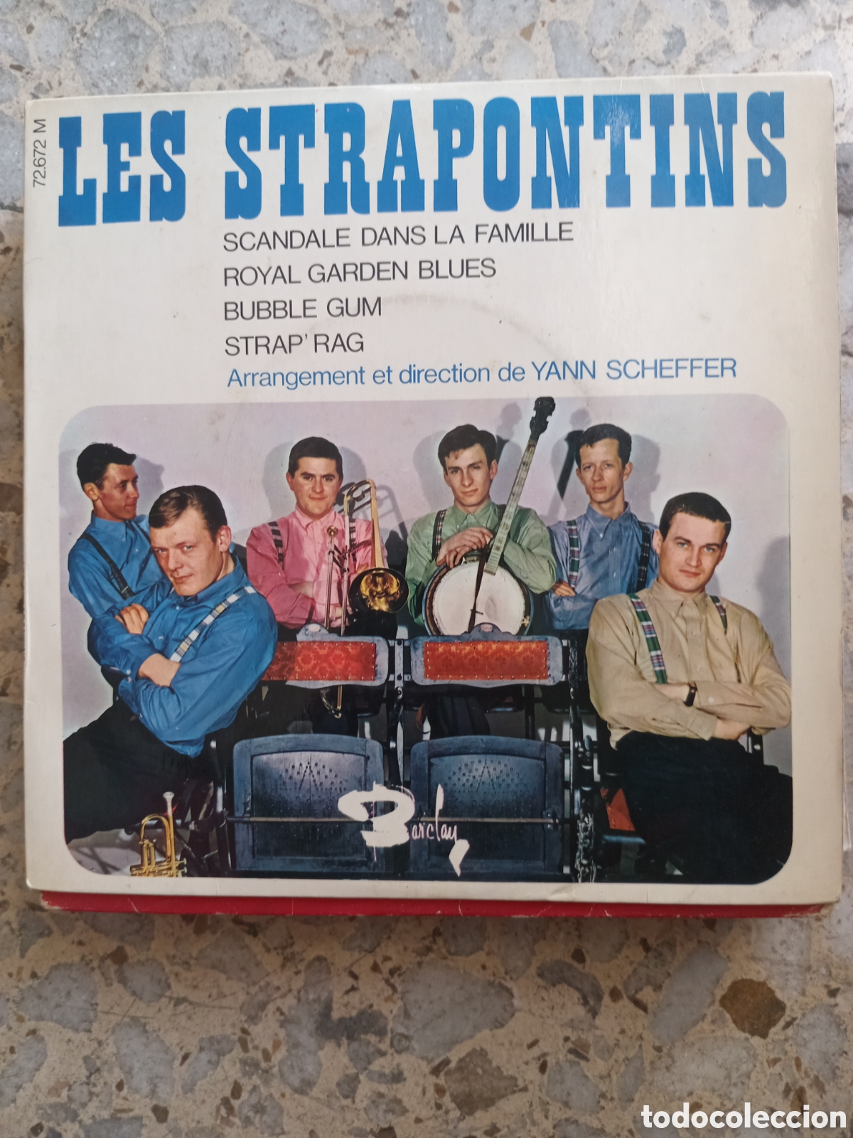 Vinyl records: EP LES STRAPONTINS BUBBLE GUM SCANDALE DANS LA FAMILLE 1965 FRANCIA