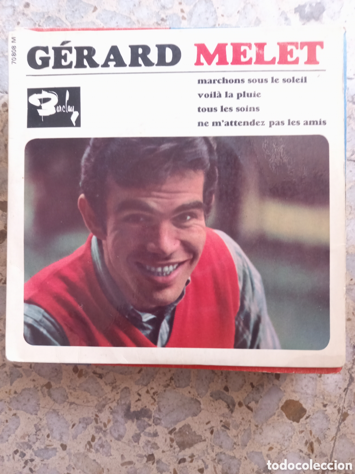Discos de vinilo: EP GERARD MELET MARCHONS SOUS LE SOLEI 1965 FRANCI