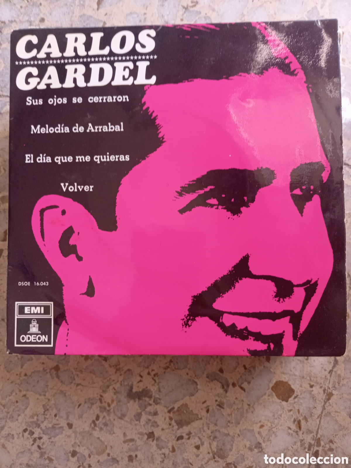 Discos de vinilo: EP CARLOS GARDEL SUS OJOS SE CERRARON 1956