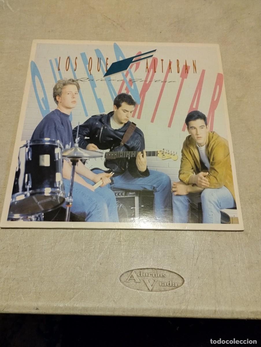 Discos de vinilo: LOS QUE FALTABAN LP QUIERO GRITAR NCARTE LETRAS