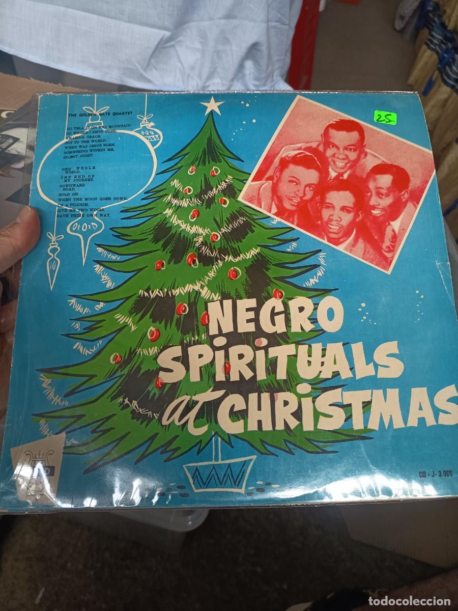 Discos de vinilo: LOTE 460, LP NEGRO SPIRITUALS AT CHRISTMAS,( 1959 GOSPEL,FUNK)