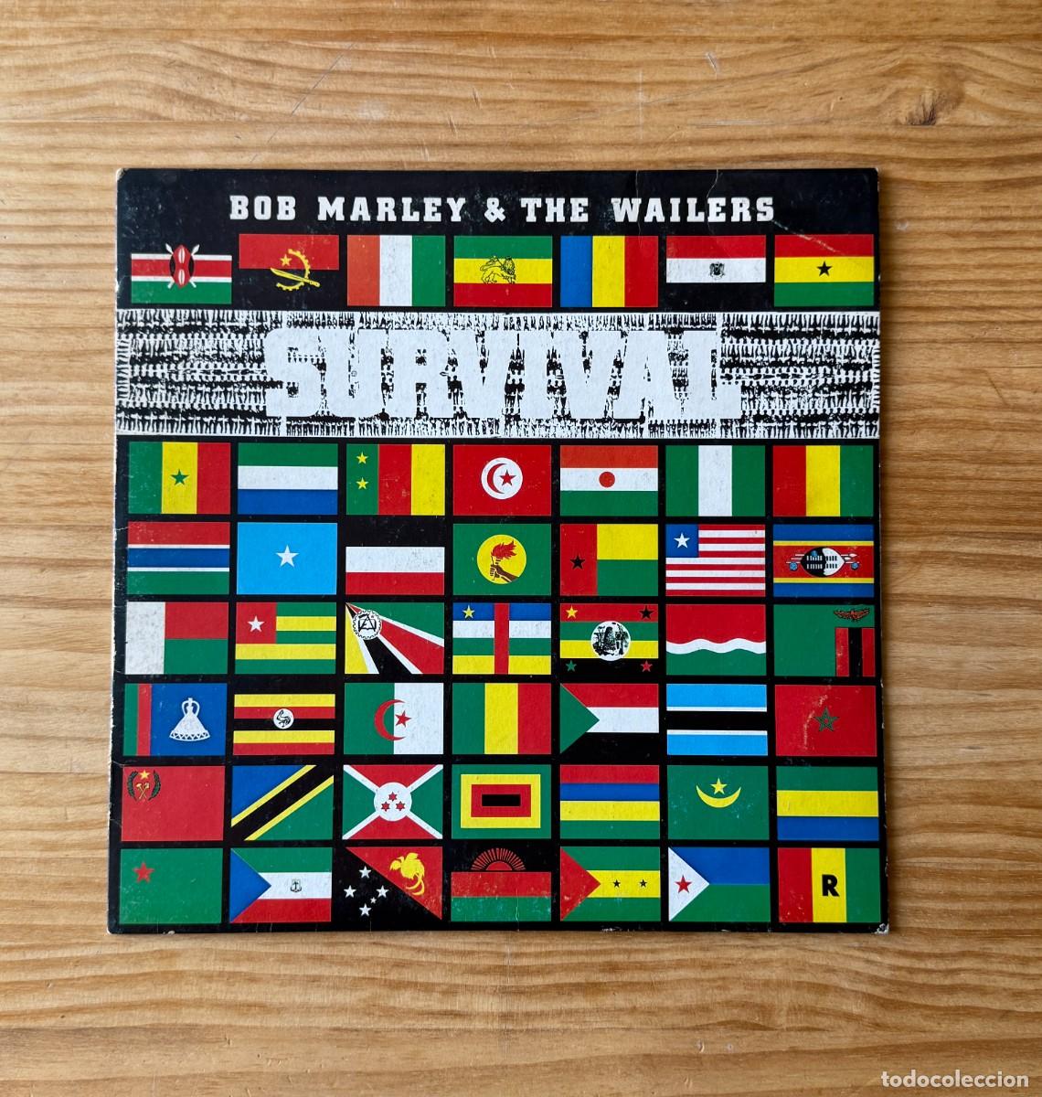 Discos de vinilo: Bob Marley & The Wailers &lrm;&ndash; Survival. Spain 1979