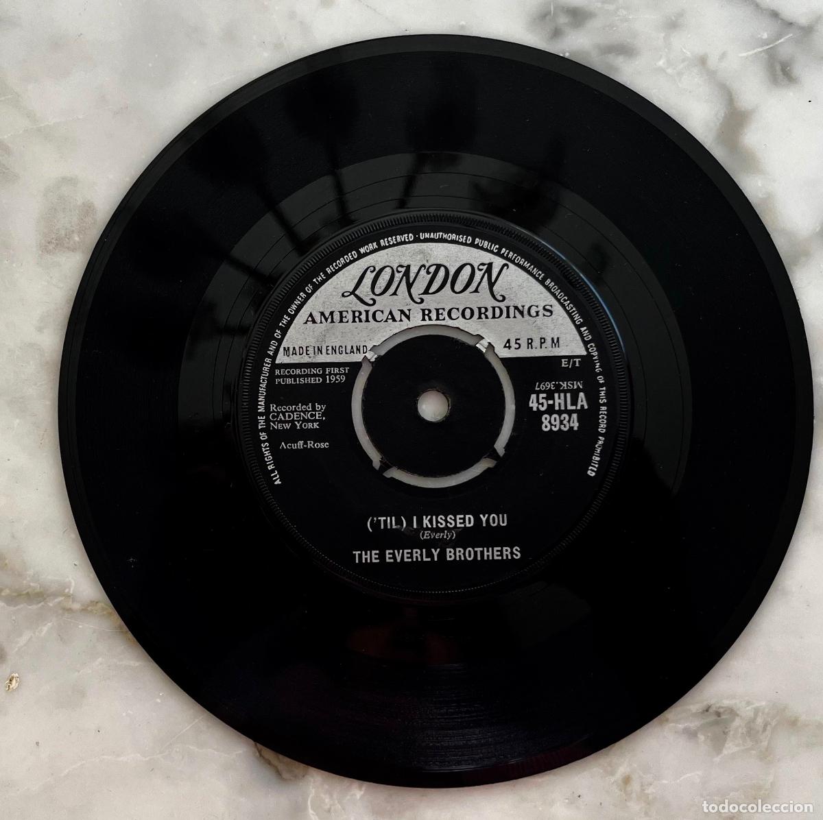 Discos de vinilo: THE EVERLY BROTHERS. ( TIL ) I KISSED YOU / OH, WHAT A FEELING. SINGLE ORIGINAL UK 1959