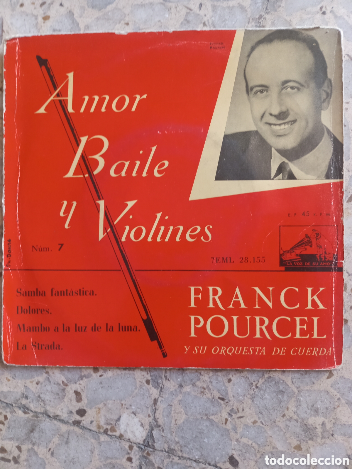 Discos de vinilo: EP PORCEL AMOR BAILEY VIOLINES 7 SAMBA FANTASTICA DOLORES 1958