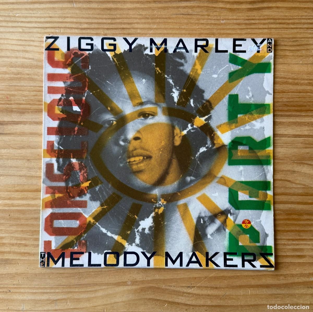 Discos de vinilo: Ziggy Marley And The Melody Makers &lrm;&ndash; Conscious Party. Spain 1988