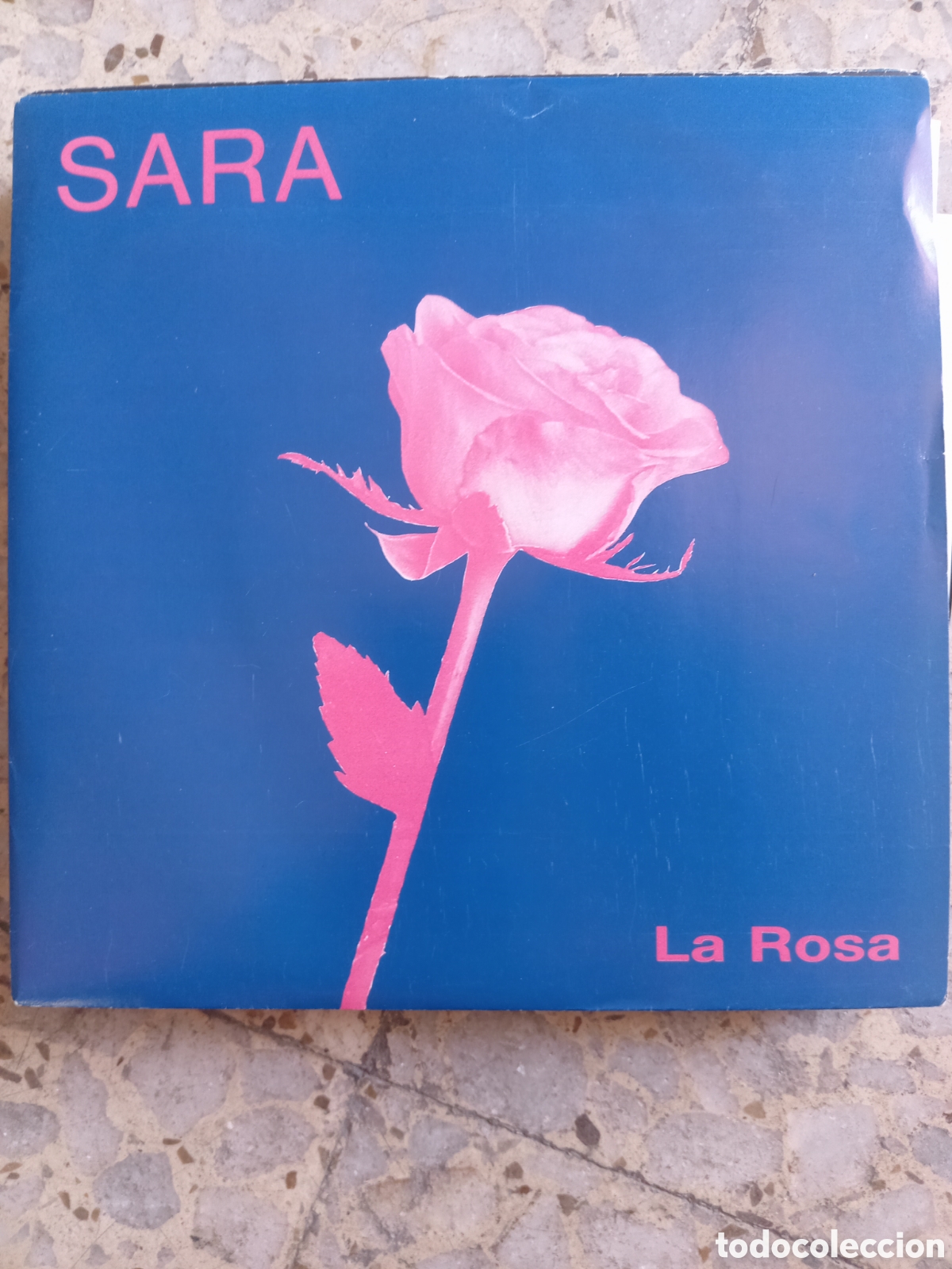 Discos de vinilo: SGL SARA MONTIEL LA ROSA 1991 PROMO CON HOJA PROMO