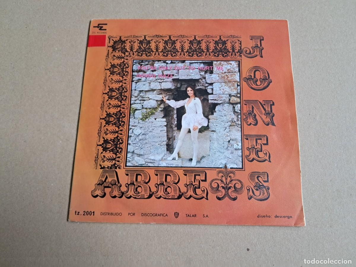 Discos de vinilo: ABBE JONES - YOU&acute;RE ONLY OUT TO HURT ME SINGLE 1970 EDICION ESPA&Ntilde;OLA