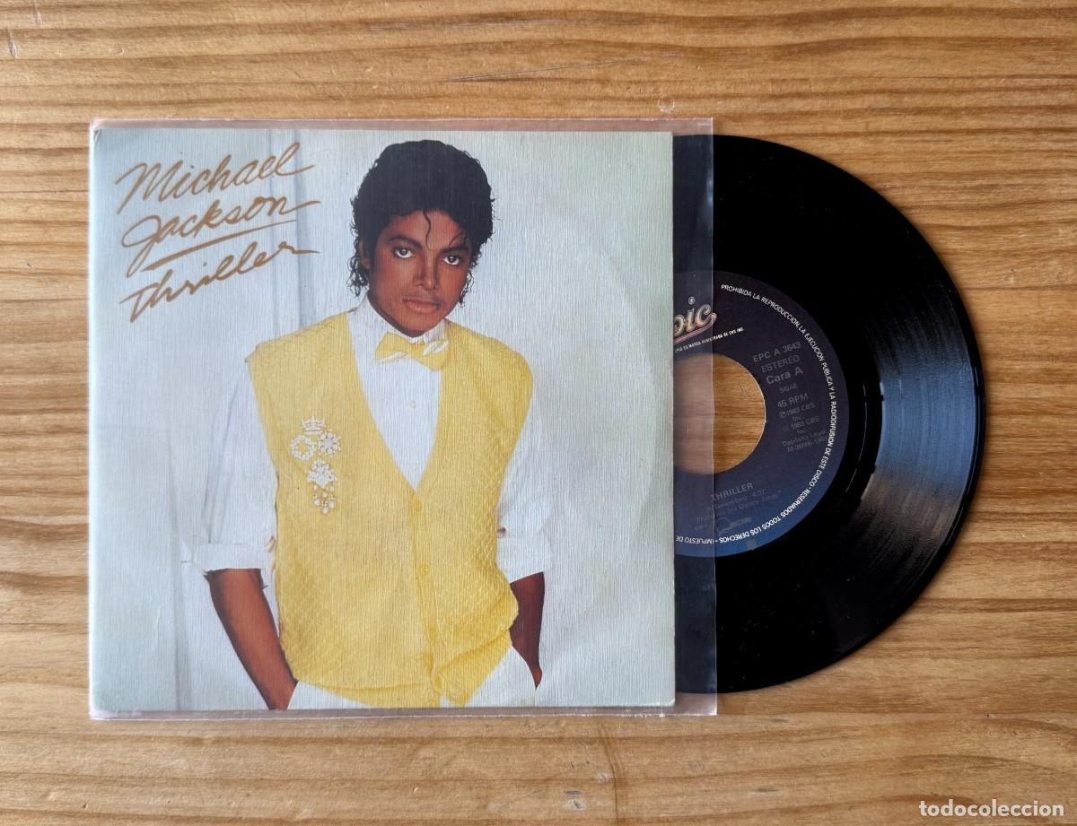 Discos de vinilo: Michael Jackson - Thriller (7&rdquo;, Single). Spain 1983 - Foto 1