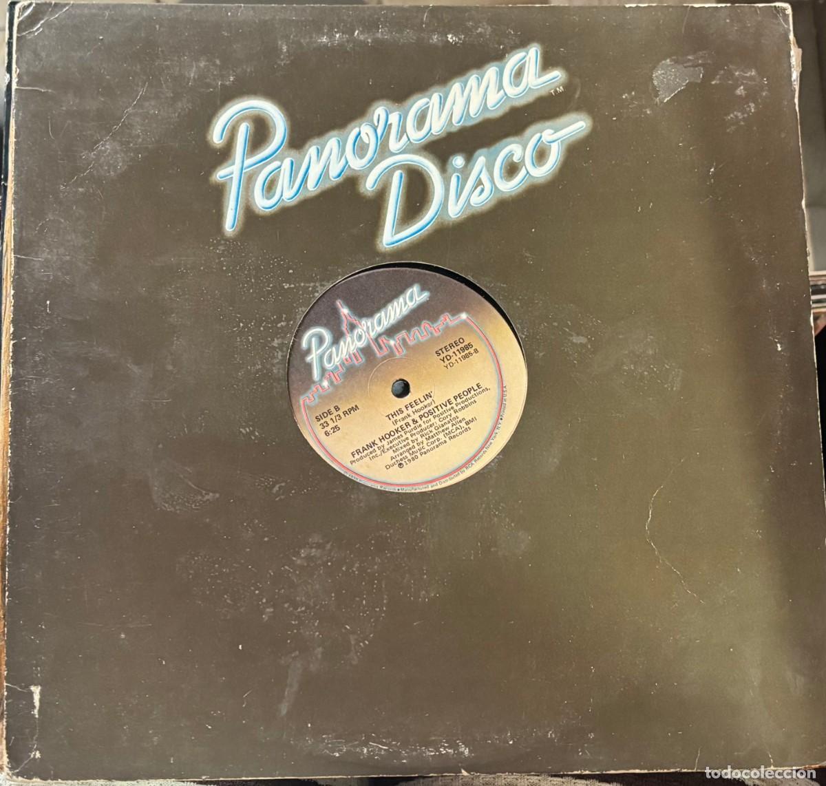 Discos de vinilo: LP MAXI SINGLE FRANK HOOKER & POSITIVE PEOPLE-THIS FEELIN'. LP-GEXT-908
