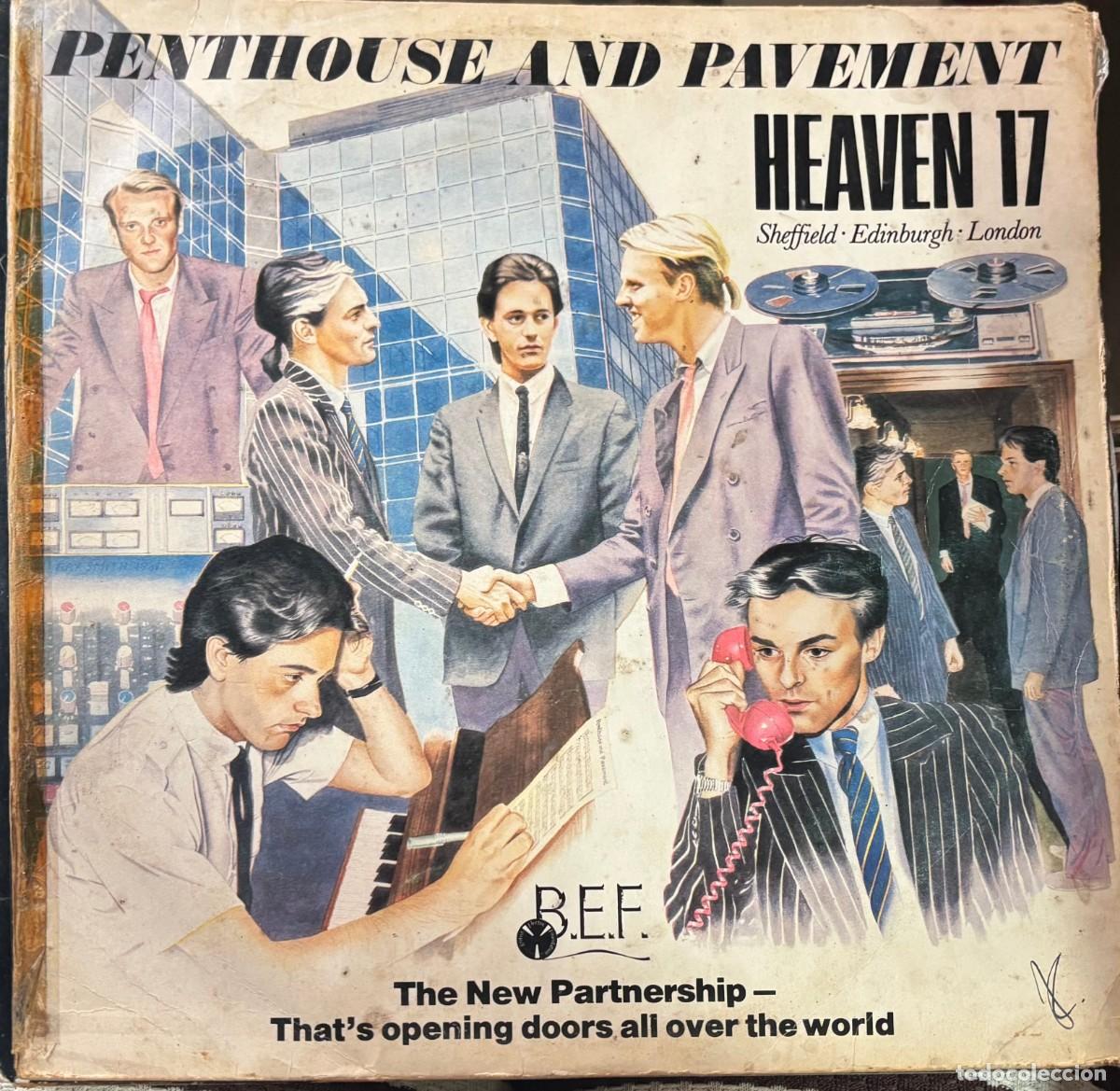 Discos de vinilo: LP HEAVEN 17-PENTHOUSE AND PAVEMENT. LP-GEXT-909