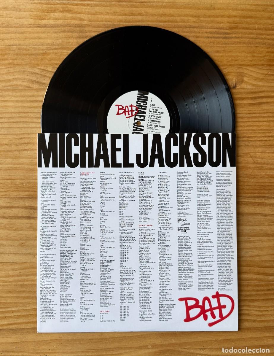 Discos de vinilo: Michael Jackson &lrm;&ndash; Bad. Europe 2022 - Foto 4