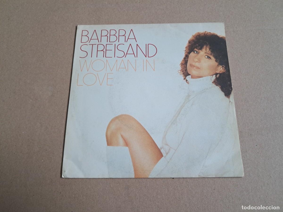 Discos de vinilo: BARBRA STREISAND - WOMAN IN LOVE SINGLE 1980 EDICION ESPA&Ntilde;OLA