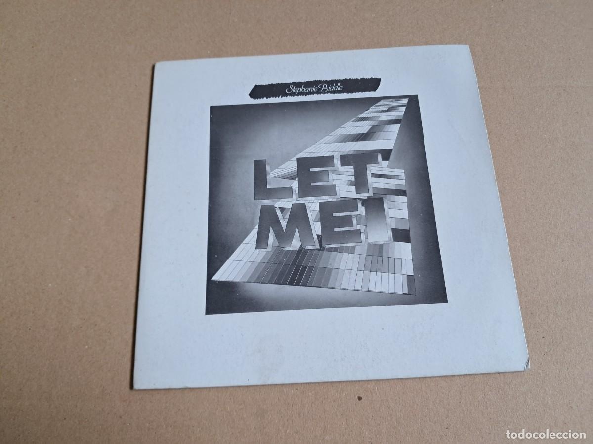Discos de vinilo: STEPHANIE BIDDLE - LET ME SINGLE PROMOCIONAL 1987 EDICION ESPA&Ntilde;OLA
