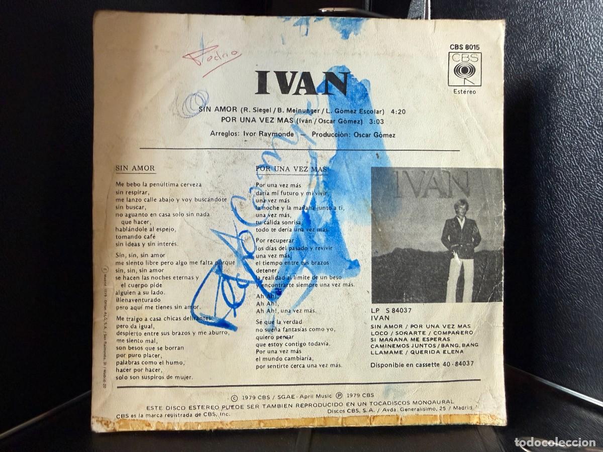 Discos de vinilo: EP Vinilo Iv&aacute;n &ndash; &ldquo;Sin amor&rdquo; - Foto 3
