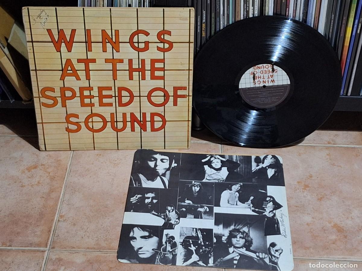 Discos de vinilo: Wings At The Speed Of Sound LP MPL &ndash; OC 064 o 97581 UK