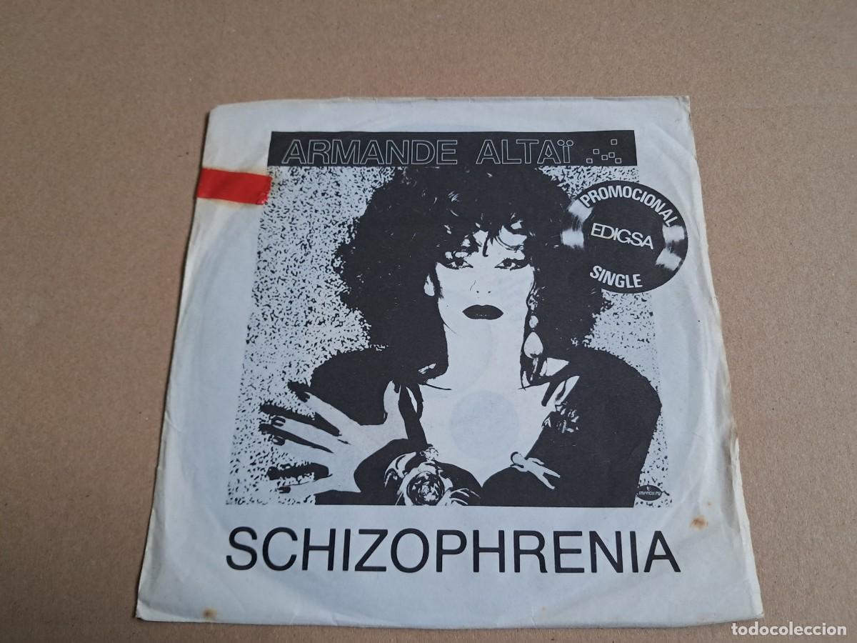 Discos de vinilo: ARMANDE ALTAI - SCHIZOPHRENIA SINGLE PROMOCIONAL 1982 EDICION ESPA&Ntilde;OLA