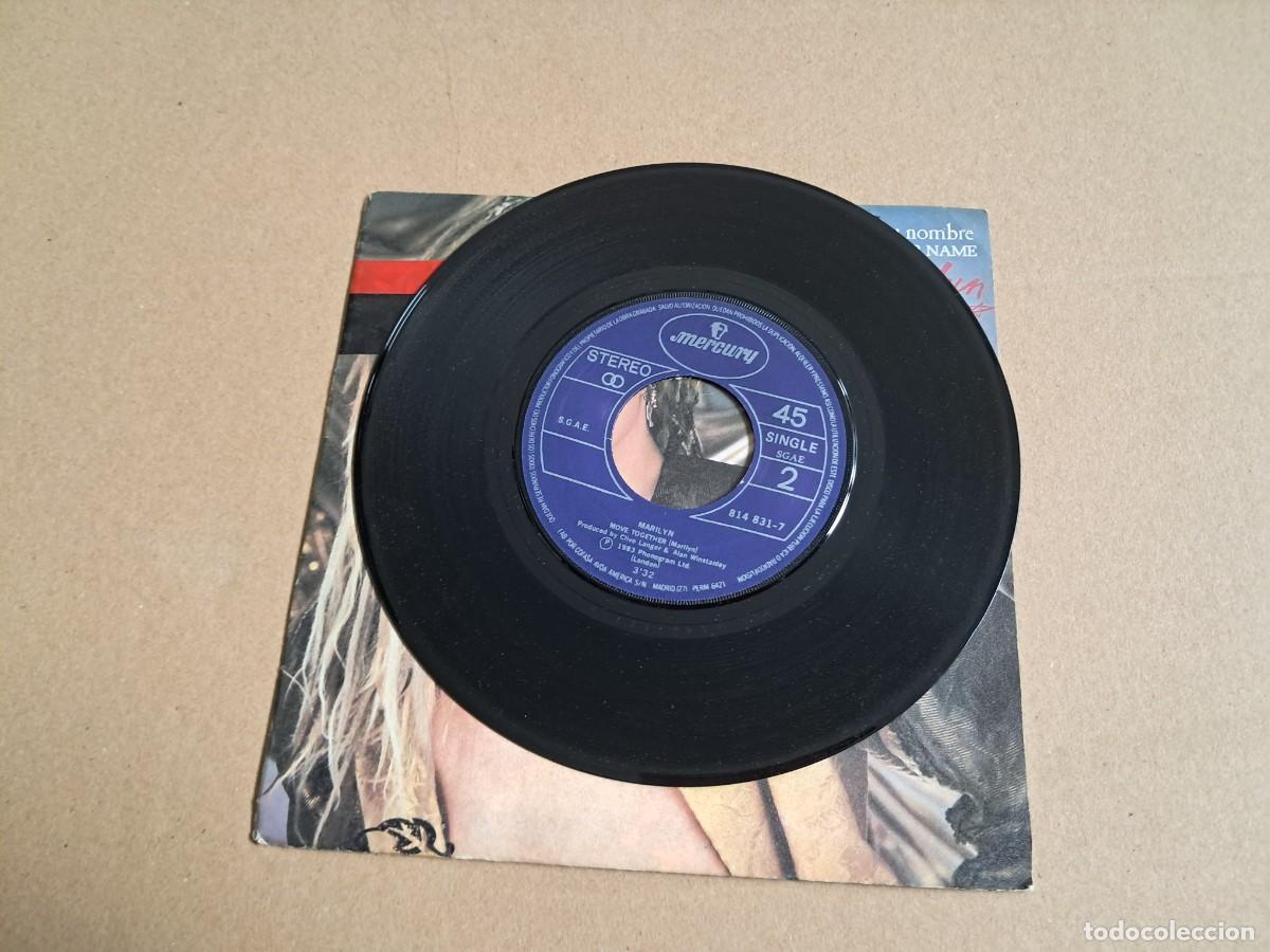 Discos de vinilo: MARILYN - CALLING YOUR NAME SINGLE 1983 EDICION ESPA&Ntilde;OLA - Foto 2