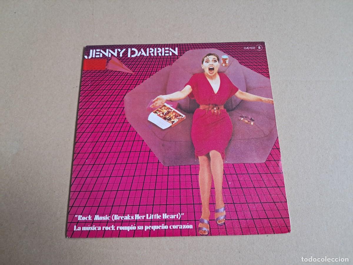 Discos de vinilo: JENNY DARREN - ROCK MUSIC ( BREAKS HER LITTLE HEART ) SINGLE 1981 EDICION ESPA&Ntilde;OLA