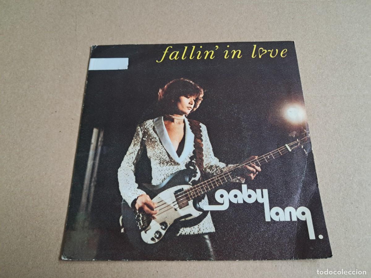 Discos de vinilo: GABY LANG - FALLIN IN LOVE SINGLE 1979 EDICION ESPA&Ntilde;OLA