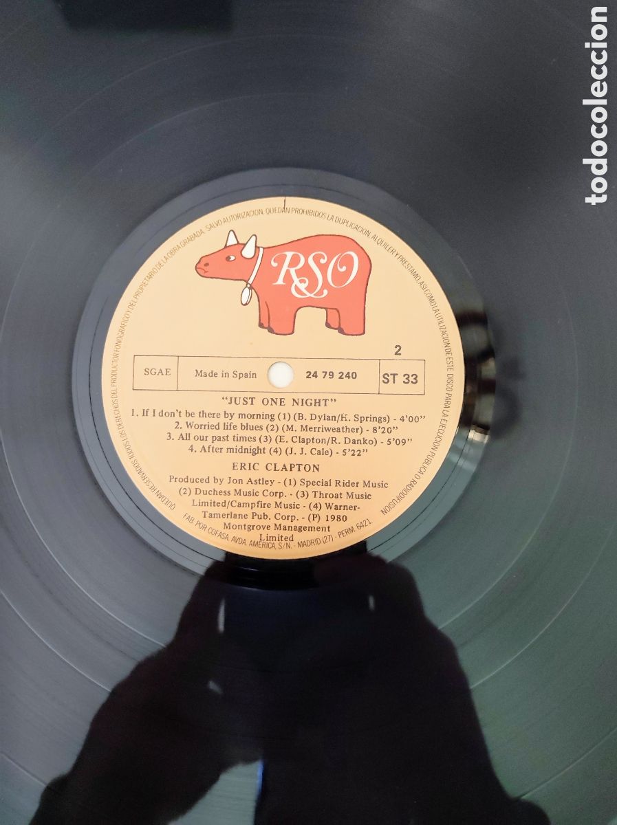 Discos de vinilo: ERIC CLAPTON - JUST ONE NIGHT - Foto 5