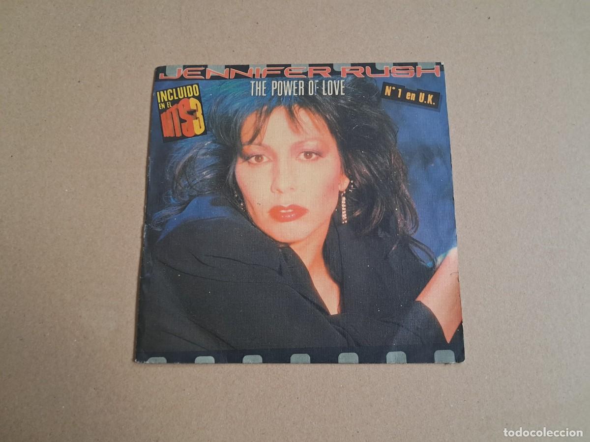 Discos de vinilo: JENNIFER RUSH - THE POWER OF LOVE SINGLE 1984 EDICION ESPA&Ntilde;OLA
