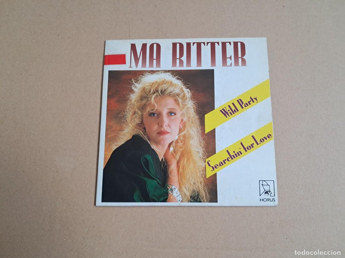 Discos de vinilo: MA RITTER - WILD PARTY SINGLE 1988 EDICION ESPA&Ntilde;OLA