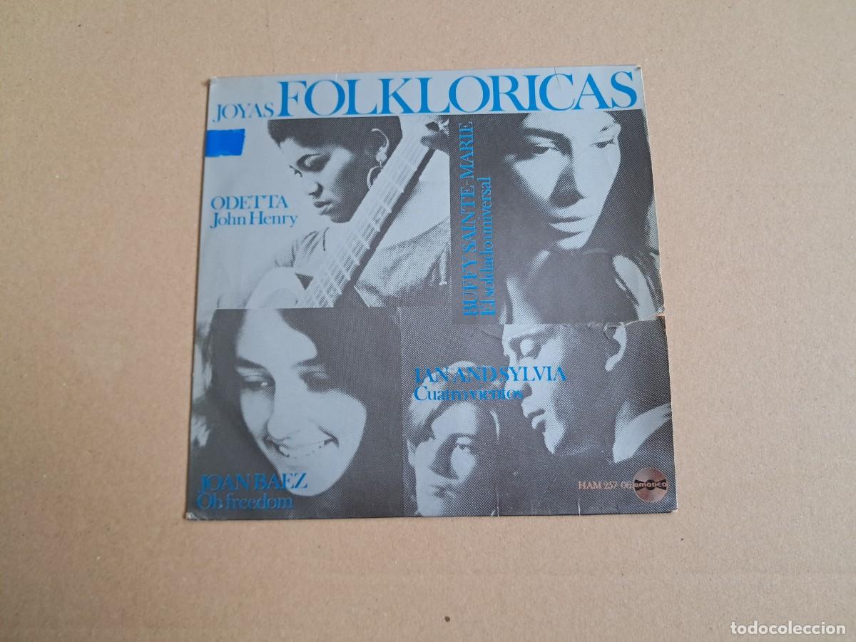Discos de vinilo: VARIOS ARTISTAS - JOYAS FOLKLORICAS EP 4 TEMAS 1965 EDICION ESPA&Ntilde;OLA