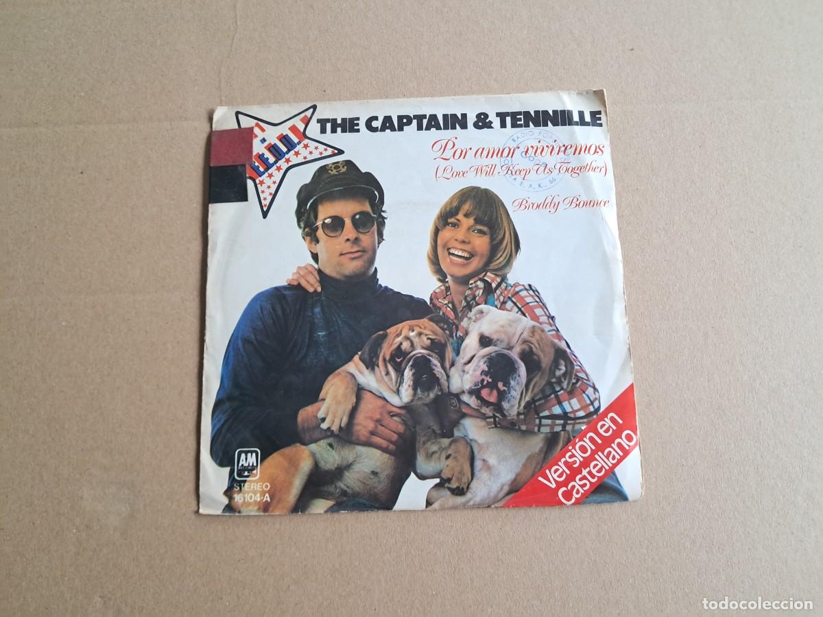 Discos de vinilo: CAPTAIN & TENNILLE - POR AMOR VIVREMOS SINGLE 1975 EDICION ESPA&Ntilde;OLA