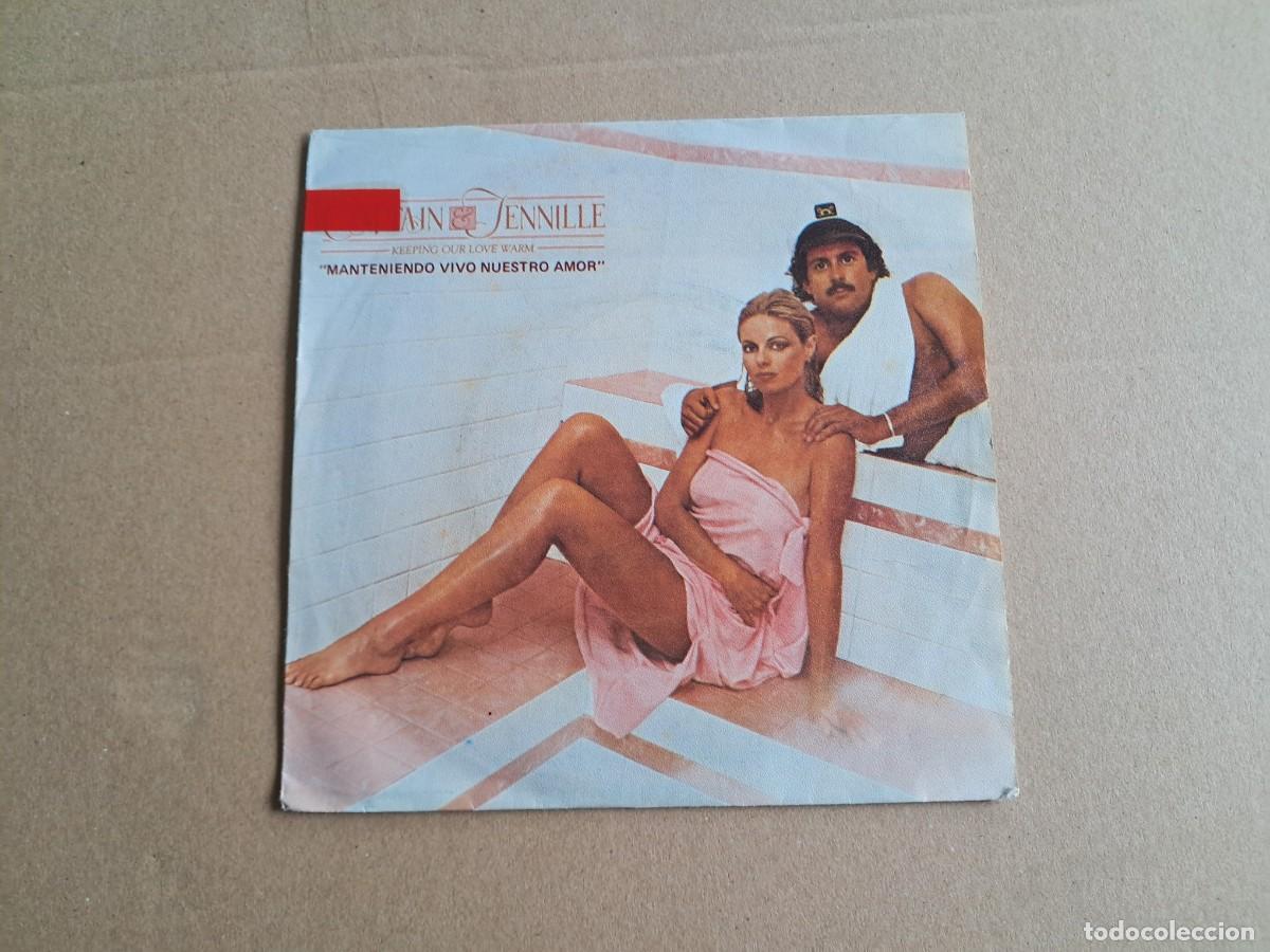 Discos de vinilo: CAPTAIN & TENNILLE - MANTENIENDO VIVO NUESTRO AMOR SINGLE 1980 EDICION ESPA&Ntilde;OLA