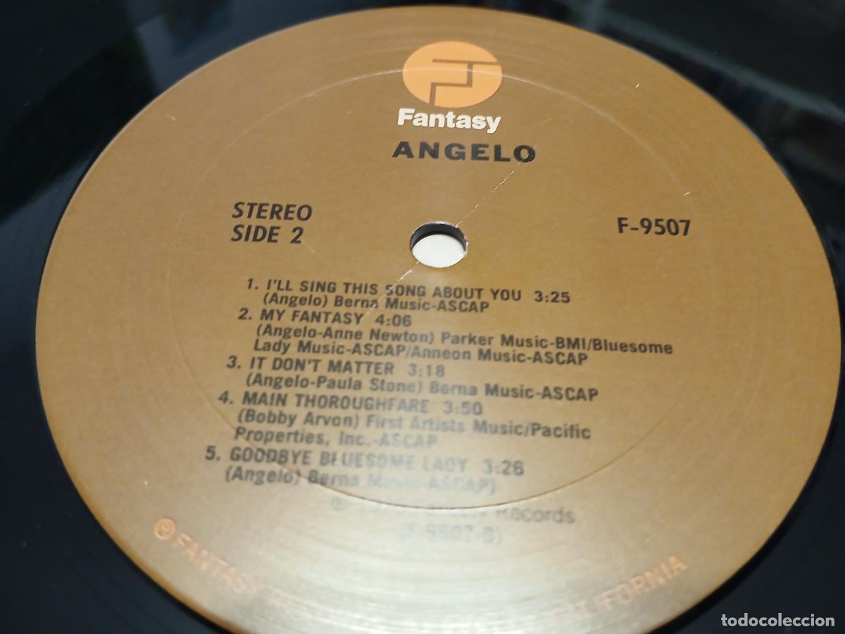 Discos de vinilo: Angelo &ndash; Angelo- (1976) LP disco vinilo - Foto 3