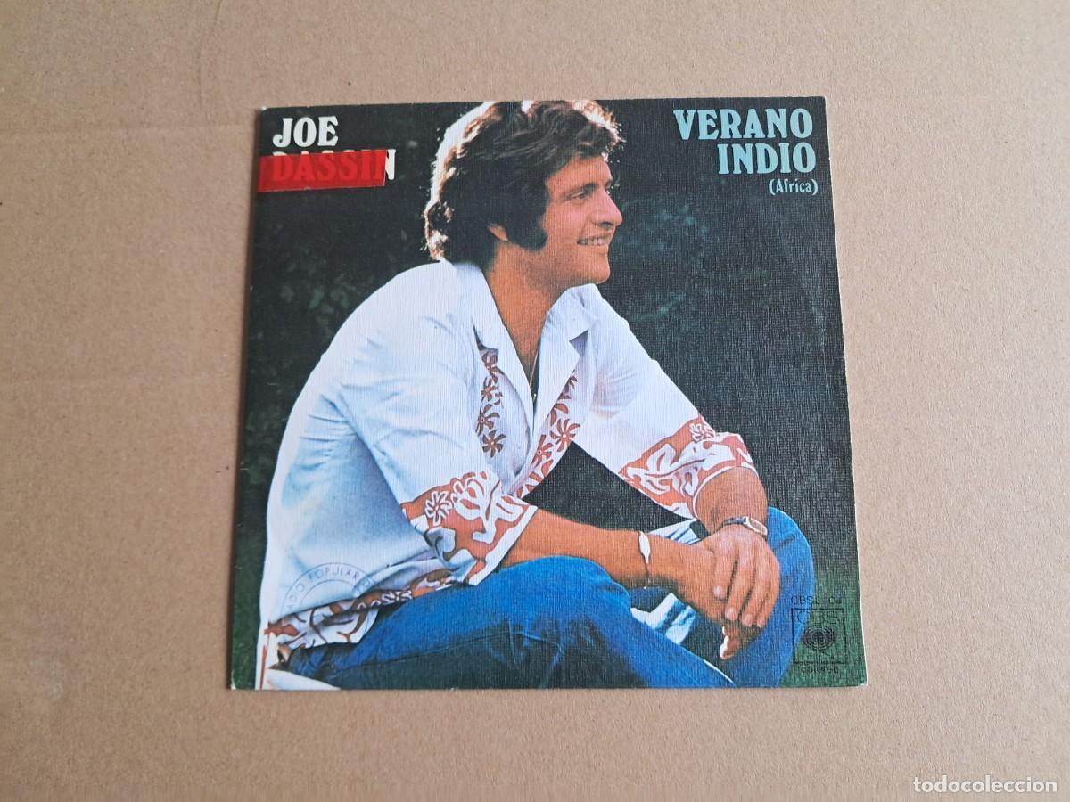 Discos de vinilo: JOE DASSIN - VERANO INDIO SINGLE 1975 EDICION ESPA&Ntilde;OLA