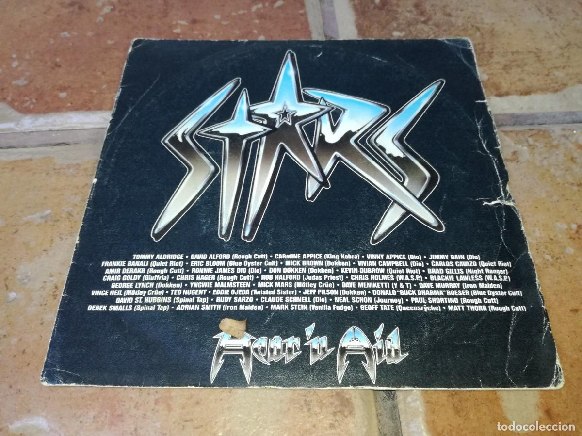 Discos de vinilo: STARS-HEAR &acute;N AID-ORIGINAL ESPA&Ntilde;OL 1986