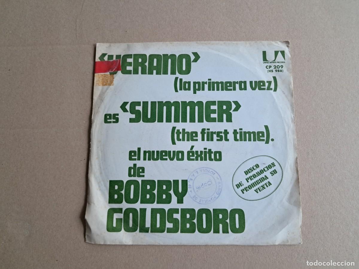 Discos de vinilo: BOBBY GOLDSBORO - VERANO SINGLE PROMOCIONAL 1973 EDICION ESPA&Ntilde;OLA