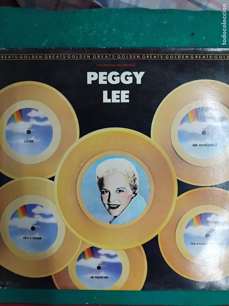 Discos de vinilo: LP: PEGGY LEE. GOLDEN GREATS. MCM 5010