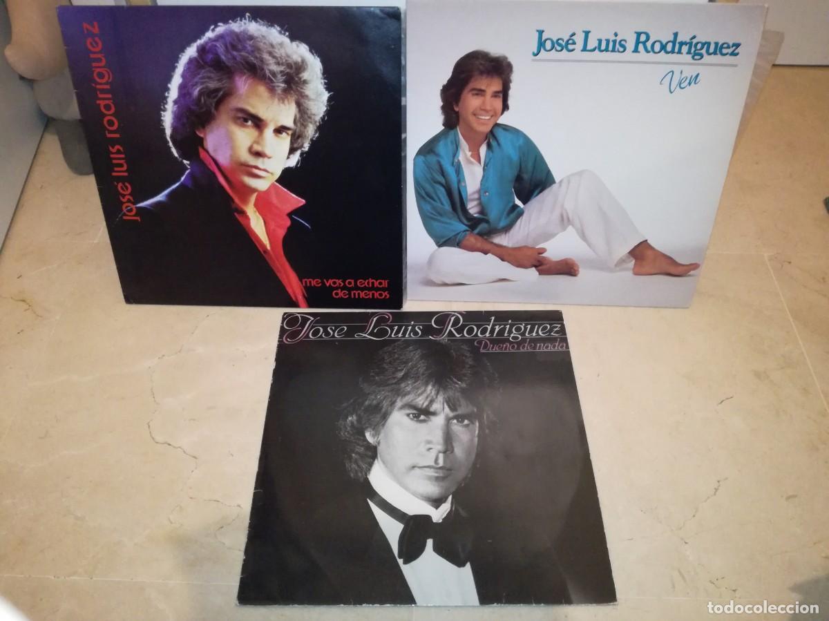 Discos de vinilo: LOTE DE 3 LPs DE JOSE LUIS RODRIGUEZ EL PUMA