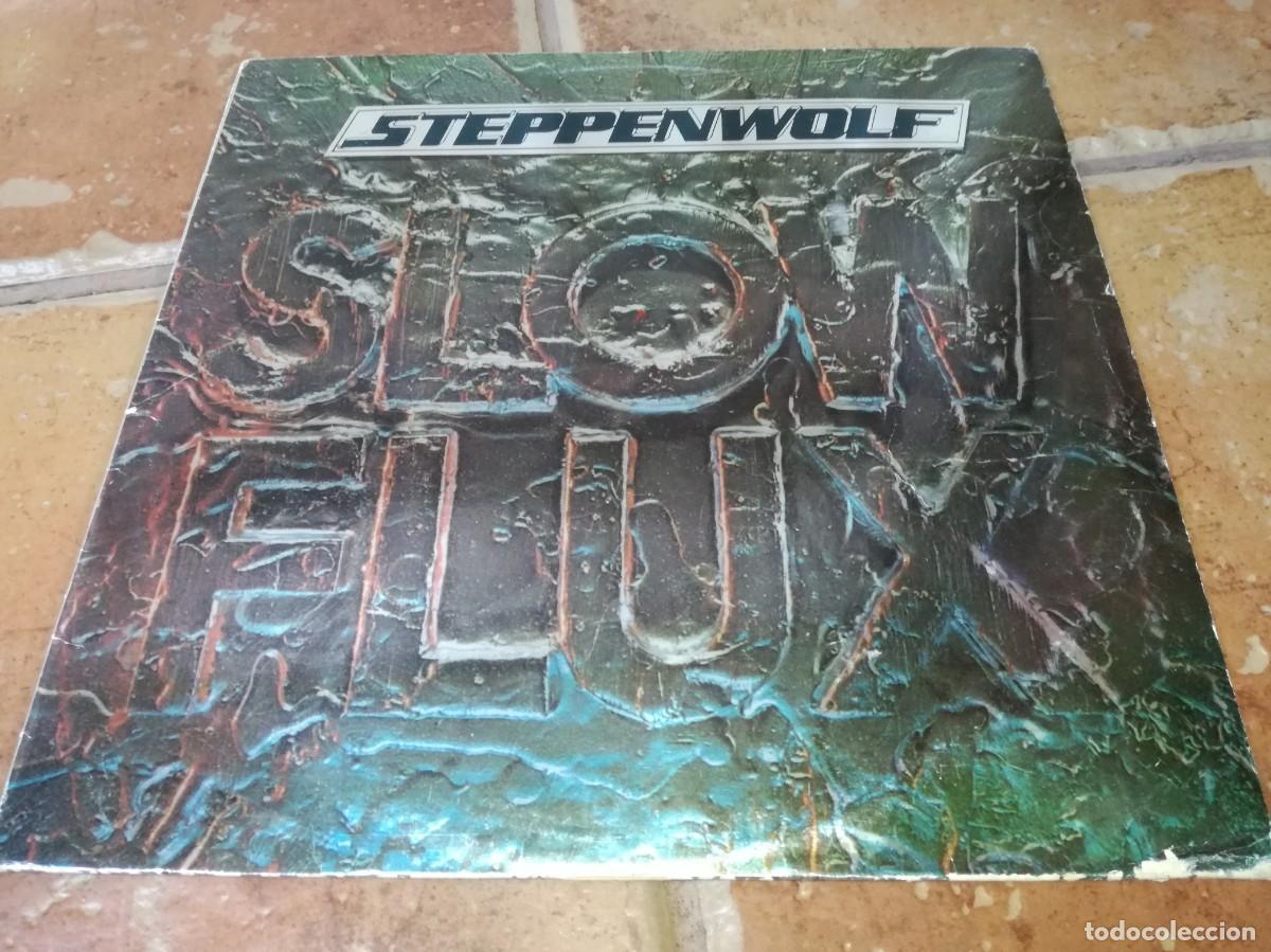 Discos de vinilo: STEPPENWOLF-SLOW FLUX-CONTIENE ENCARTE-ORIGINAL USA 1974-VINILO EN BUEN ESTADO
