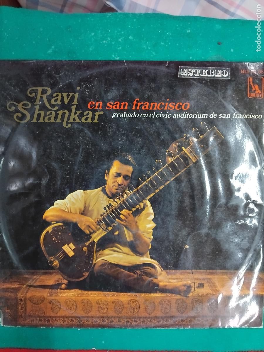 Discos de vinilo: LP - RAVI SHANKAR EN SAN FRANCISCO. HLI (S) 441-08. HISPAVOX