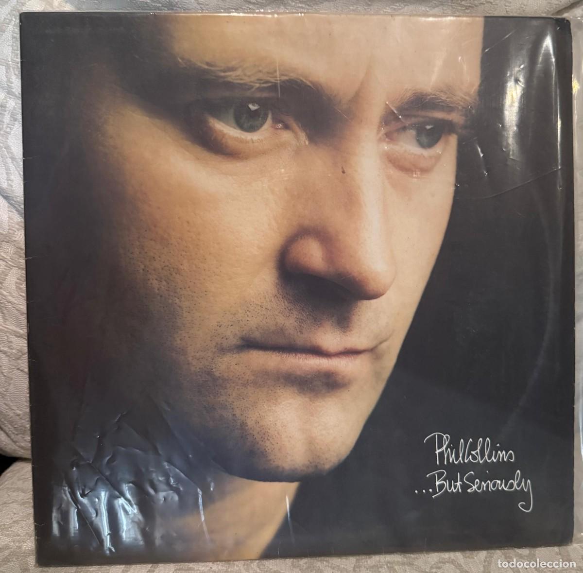 Discos de vinilo: Phil Collins &lrm;&ndash; ...But Seriously. Disco vinilo. Edic. Europe. 1989