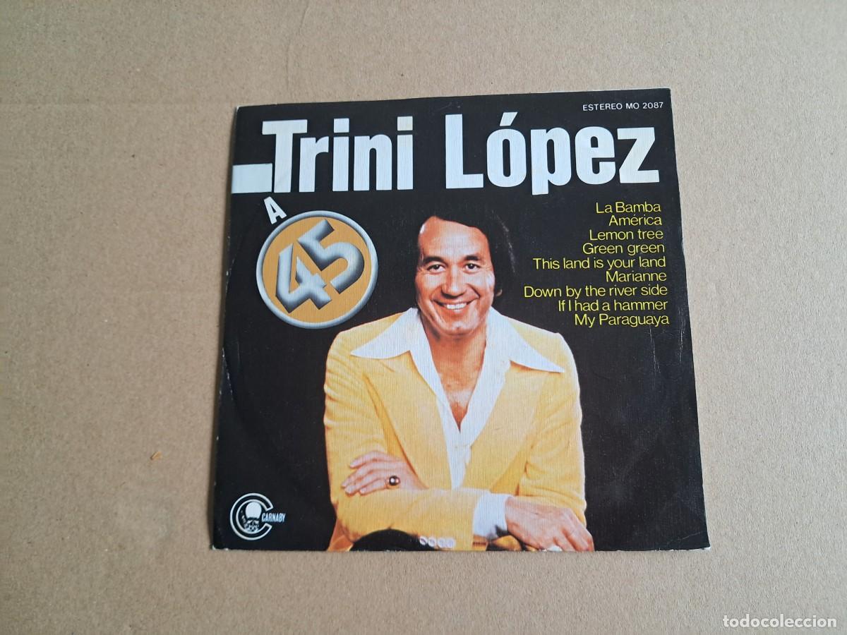 Discos de vinilo: TRINI LOPEZ . LA BAMBA SINGLE PROMOCIONAL 1981 EDICION ESPA&Ntilde;OLA