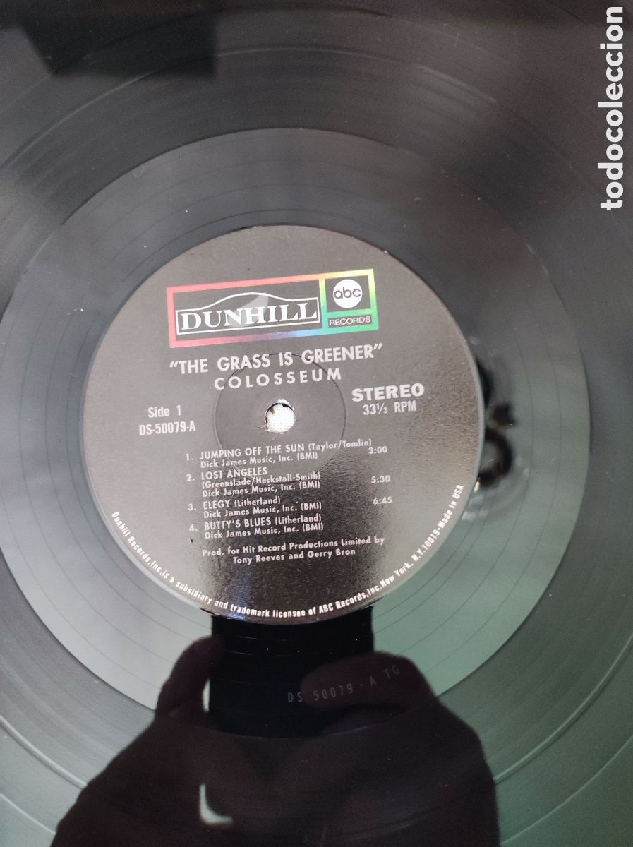 Discos de vinilo: COLOSSEUM - THE GRASS IS GREENER - Foto 4