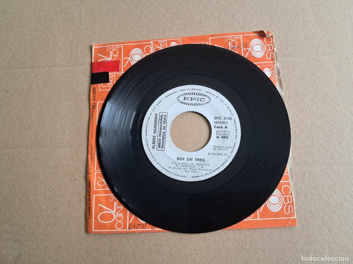Discos de vinilo: ALBERT HAMMOND - SOU UN TREN SINGLE PROMOCIONAL 1974 EDICION ESPA&Ntilde;OLA