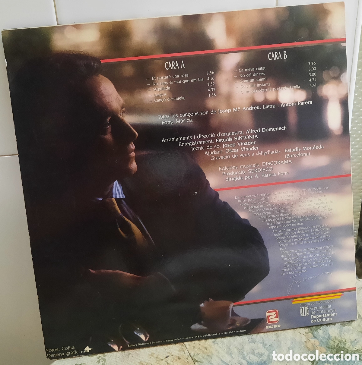 Discos de vinilo: Disco Vinilo: Josep Carreras - Foto 2