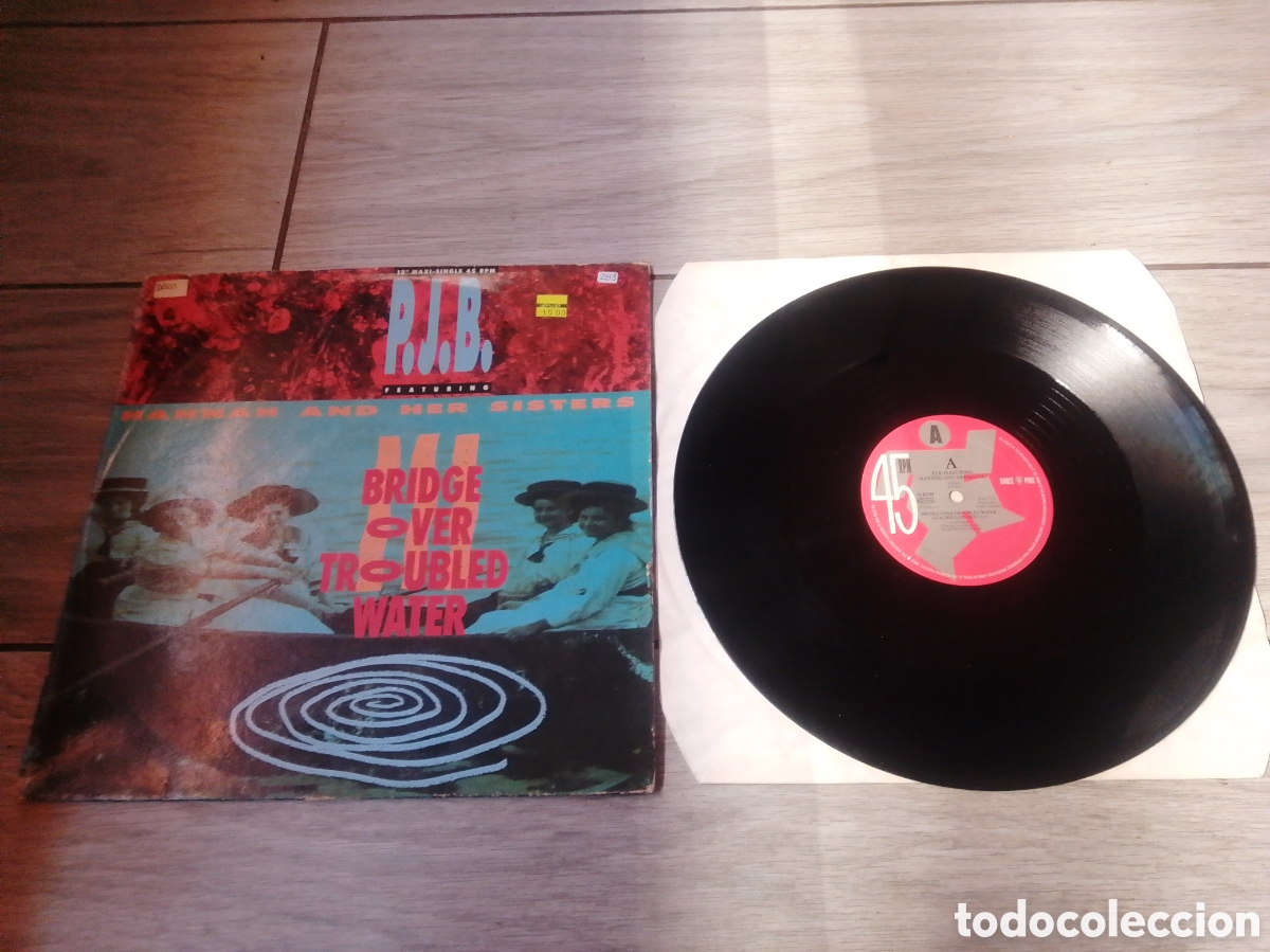 Discos de vinilo: P. J. B. - BRIDGE OVER TROUBLED WATER - MAXI - EUROPA - CBS - PLS 283 - L -