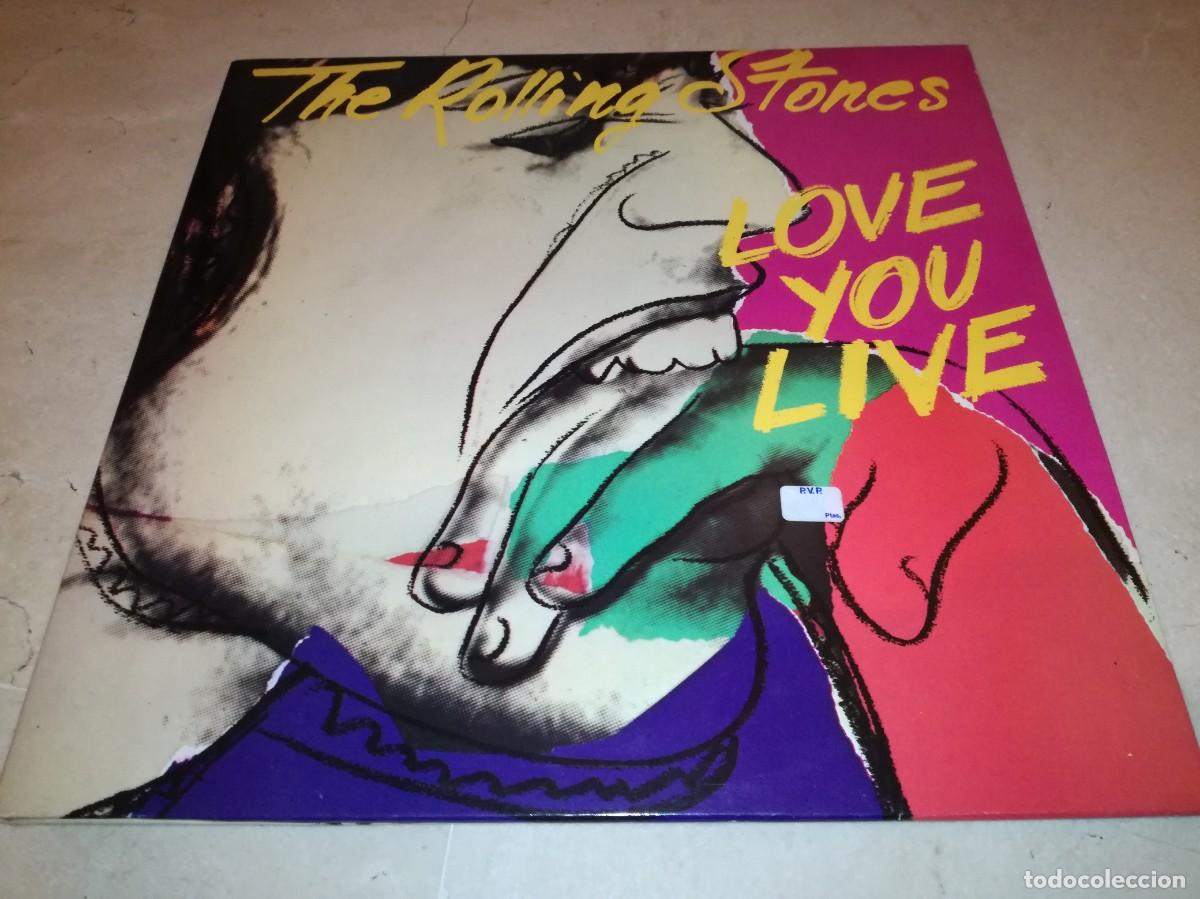 Discos de vinilo: THE ROLLING STONES-LOVE YOU LIVE-DOBLE LP-EDICION ESPA&Ntilde;OLA-EN EXCELENTE ESTADO