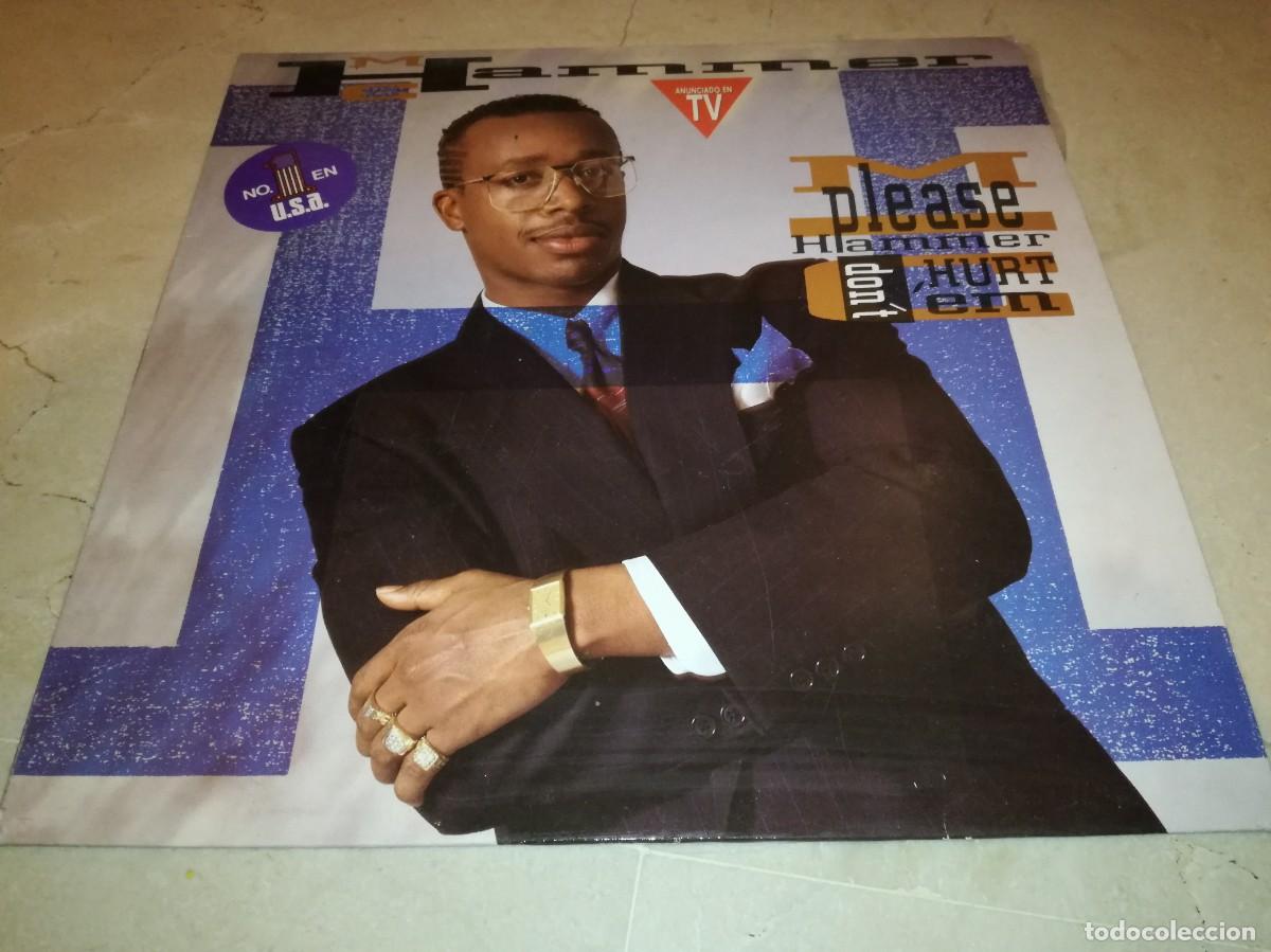Discos de vinilo: M.C. HAMMER-PLEASE HAMMER DON&acute;T HURT EM-CONTIENE ENCARTE-ORIGINAL ESPA&Ntilde;OL 1990