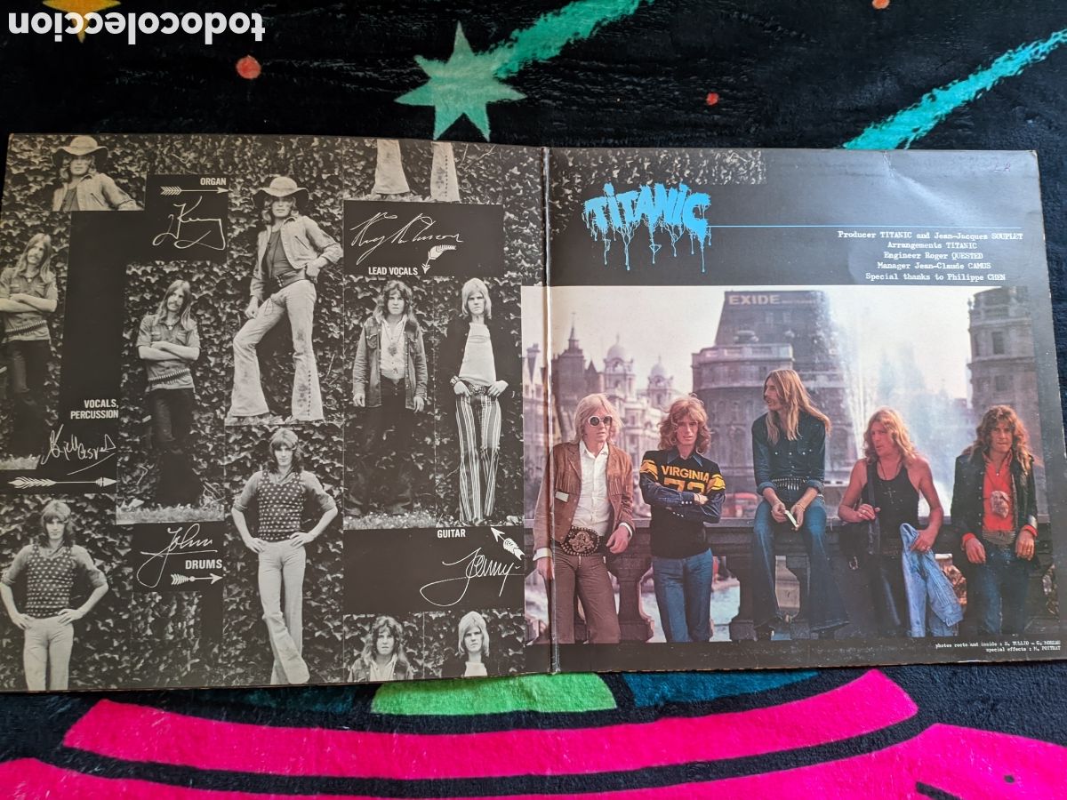 Discos de vinilo: // TITANIC - Sea Wolf - CBS Netherlands 1971 Gatefold - Foto 3