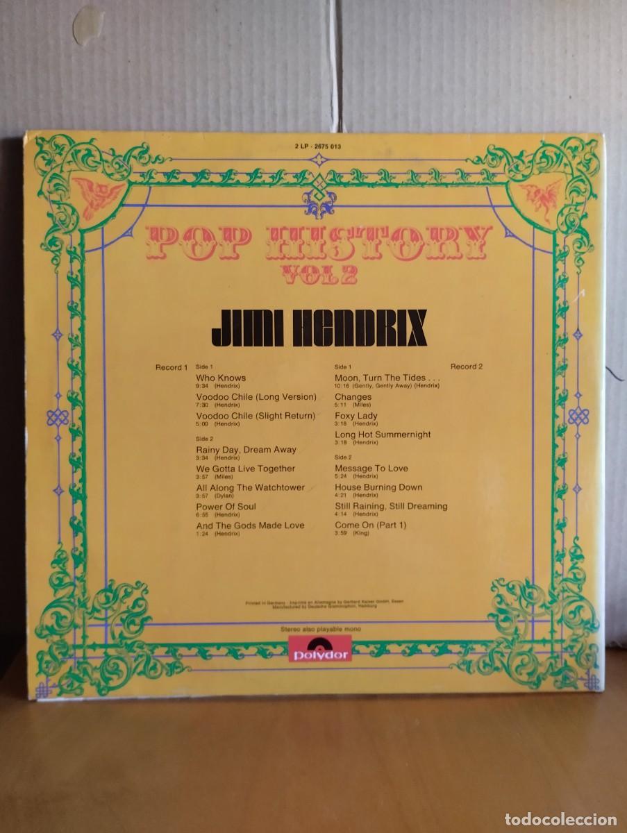 Discos de vinilo: JIMI HENDRIX ----- POP HISTORY VOL 2 - Foto 2