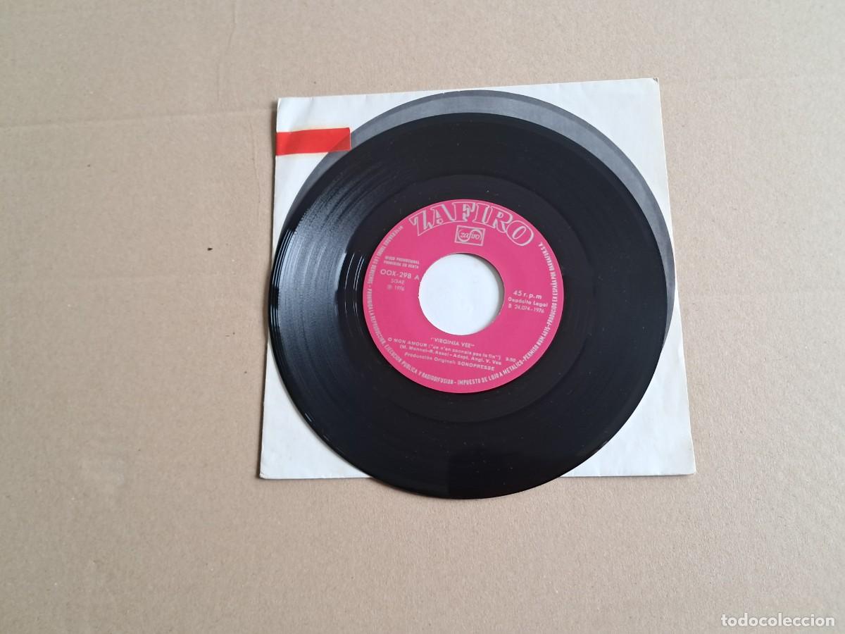 Discos de vinilo: VIRGINIA VEE - O MON AMOUR SINGLE PROMOCIONAL 1976 EDICION ESPA&Ntilde;OLA
