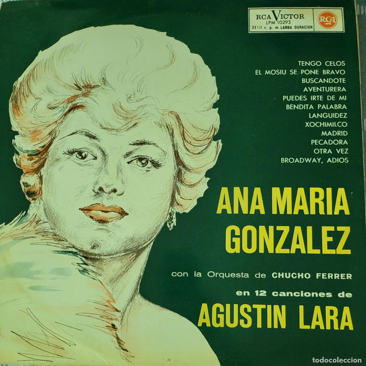 Discos de vinilo: Ana Maria Gonz&aacute;lez Lp sello RCA Victor editado en Espa&ntilde;a a&ntilde;o 1965...